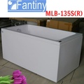 Bồn tắm yếm phải chân inox 1.35m Fantiny MLB-135S(R)