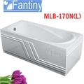 Bồn tắm yếm trái chân inox 1.7m Fantiny MLB-170N(L)