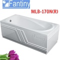 Bồn tắm yếm phải chân inox 1.7m Fantiny MLB-170N(R)