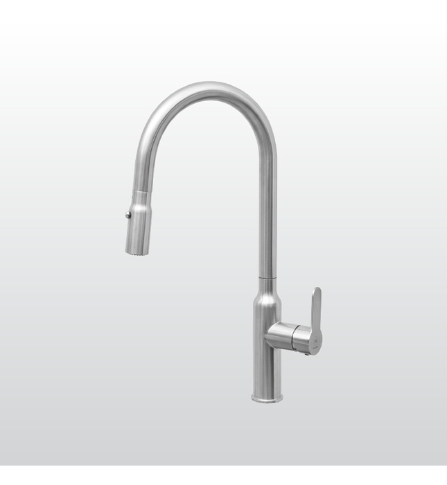 Vòi chậu rửa bát dây rút Malloca K046-SS