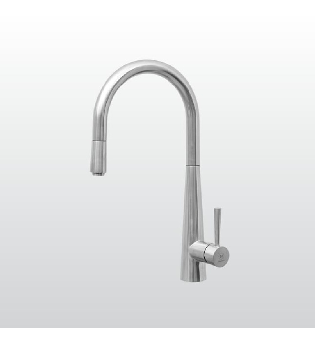 Vòi chậu rửa bát dây rút Malloca K095-SS