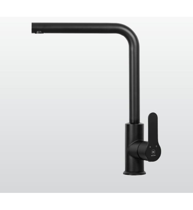 Vòi chậu rửa bát màu đen Malloca K525B