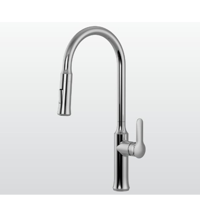 Vòi chậu rửa bát dây rút Malloca K94C