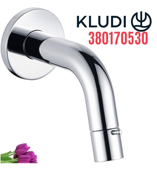 Vòi lavabo lạnh âm tường Kludi Bozz 380170530