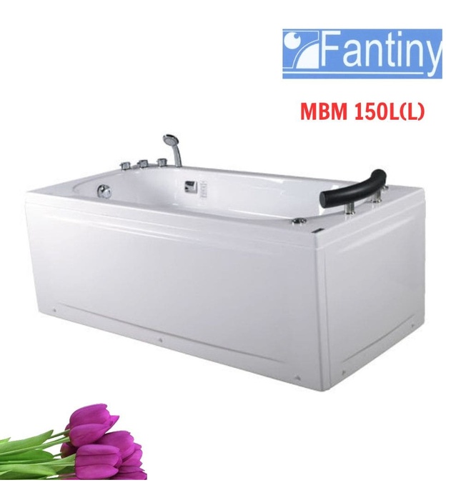 Bồn tắm massage yếm trái 1.5m Fantiny MBM 150L(L)