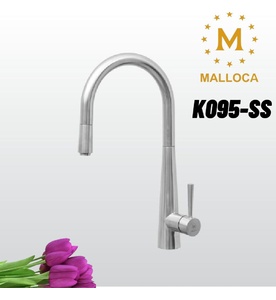Vòi chậu rửa bát dây rút Malloca K095-SS