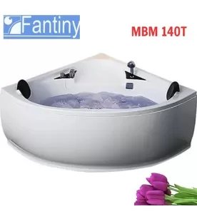 Bồn tắm góc massage có yếm 1.4m Fantiny MBM 140T