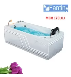 Bồn tắm massage yếm trái 1.7m Fantiny MBM 170L(L)