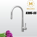 Vòi chậu rửa bát dây rút Malloca K095-SS