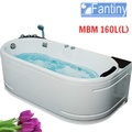 Bồn tắm massage yếm trái 1.6m Fantiny MBM 160L(L)