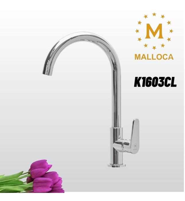 Vòi chậu rửa bát nước lạnh Malloca K1603CL