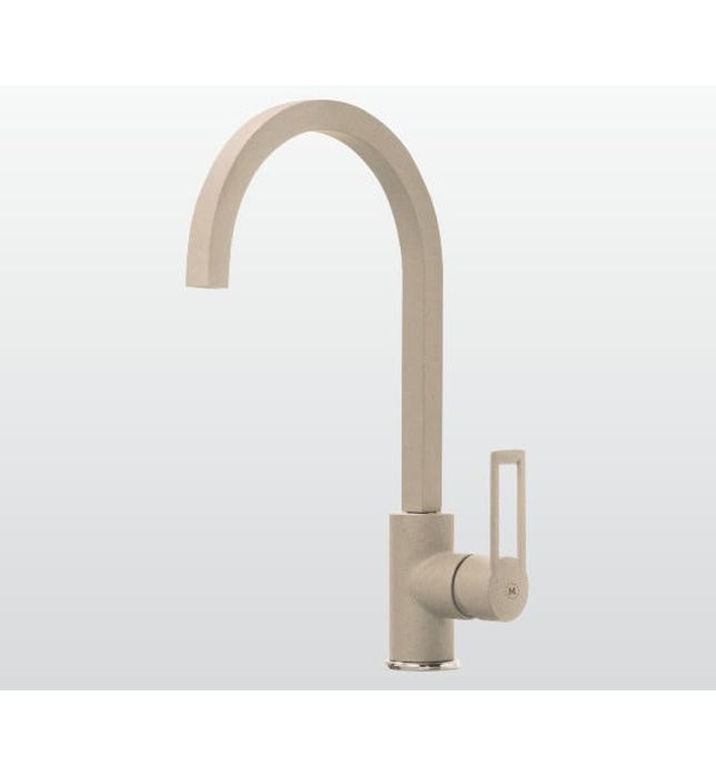 Vòi chậu rửa bát Malloca MF-062 (Màu kem) 