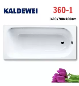 Bồn tắm xây 1.4m thép tráng men KALDEWEI SANIFORM PLUS 360-1