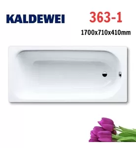 Bồn tắm xây 1.7m thép tráng men KALDEWEI SANIFORM PLUS 363-1