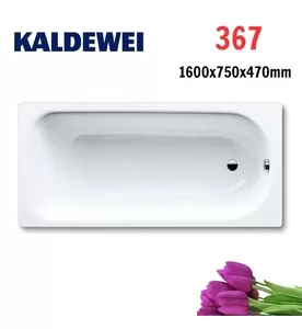Bồn tắm xây 1.6m thép tráng men KALDEWEI SANIFORM PLUS 367