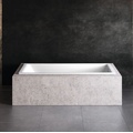 Bồn tắm xây 1.7m thép tráng men KALDEWEI PURO 687