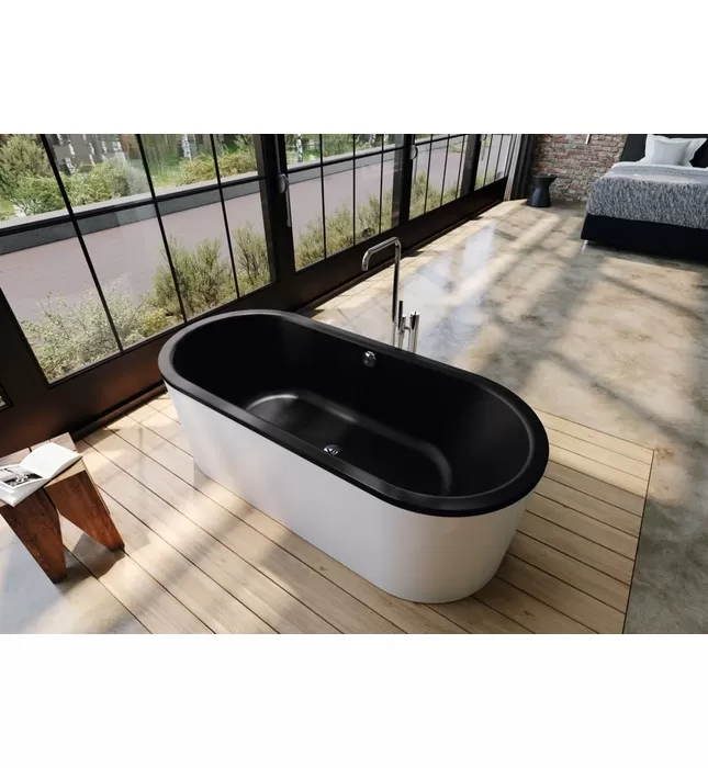 Bồn tắm xây 1.7m thép tráng men KALDEWEI CLASSIC DUO OVAL 116