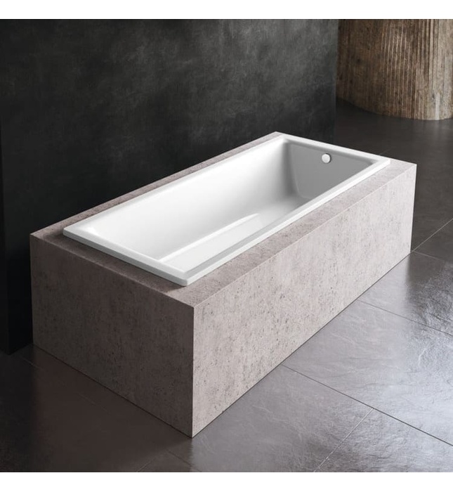 Bồn tắm xây 1.7m thép tráng men KALDEWEI PURO 652