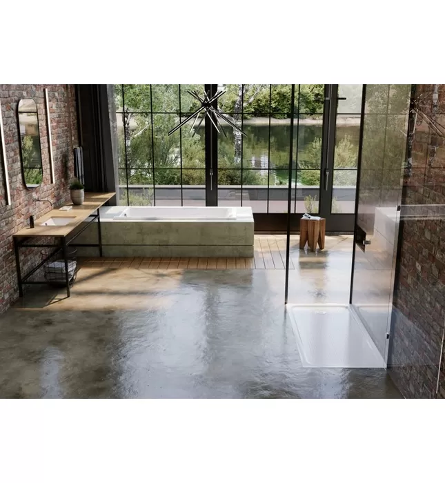 Bồn tắm xây 1.7m thép tráng men KALDEWEI PURO 691