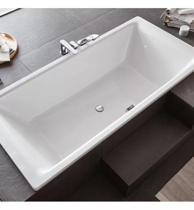 Bồn tắm xây 1.7m thép tráng men KALDEWEI PURO DUO 663