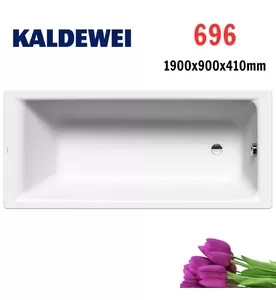 Bồn tắm xây 1.7m thép tráng men KALDEWEI PURO DUO 663