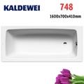 Bồn tắm xây 1.6m thép tráng men KALDEWEI CAYONO 748