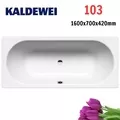 Bồn tắm xây 1.6m thép tráng men KALDEWEI CLASSIC DUO 103