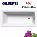 Bồn tắm xây 1.7m thép tráng men KALDEWEI PURO 687