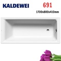 Bồn tắm xây 1.7m thép tráng men KALDEWEI PURO 691