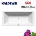 Bồn tắm xây 1.8m thép tráng men KALDEWEI PURO DUO 664