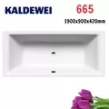 Bồn tắm xây 1.9m thép tráng men KALDEWEI PURO DUO 665