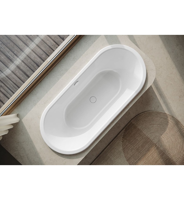 Bồn tắm xây 1.8m oval thép tráng men KALDEWEI CENTRO DUO OVAL 128