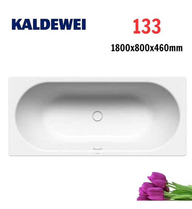 Bồn tắm xây 1.8m thép tráng men KALDEWEI CENTRO DUO 133