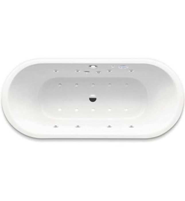 Bồn tắm xây massage 1.7m thép tráng men KALDEWEI CLASSIC DUO OVAL 111 VVE