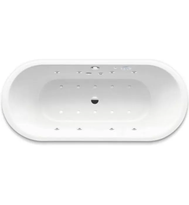 Bồn tắm xây massage 1.7m thép tráng men KALDEWEI CLASSIC DUO OVAL 111 VVE