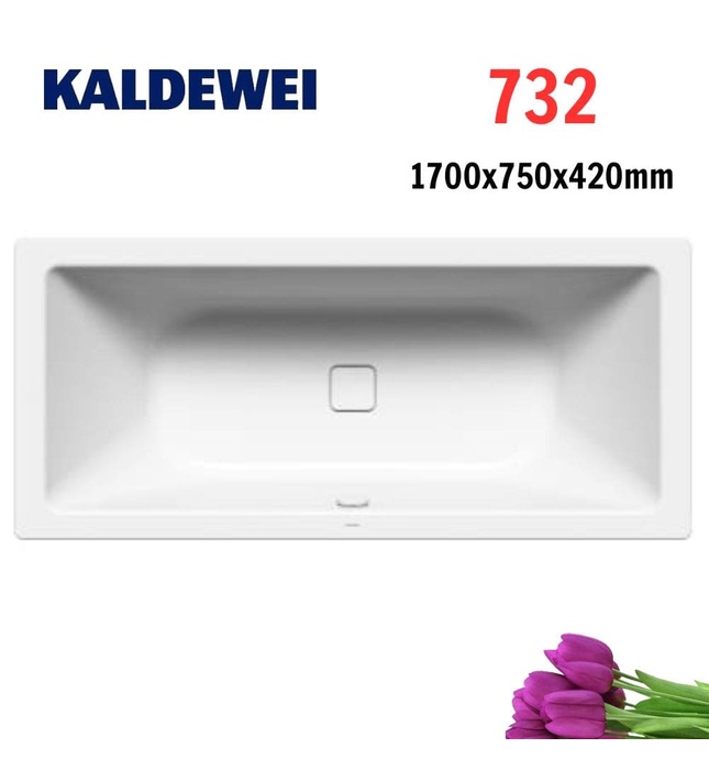 Bồn tắm xây 1.7m thép tráng men KALDEWEI CONODUO 732