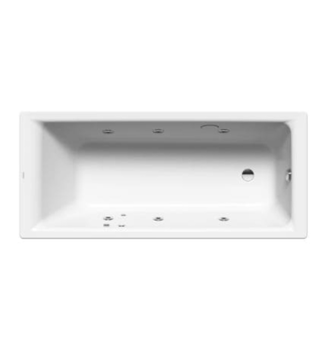 Bồn tắm xây massage 1.7m thép tráng men KALDEWEI PURO 652VA