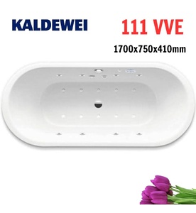 Bồn tắm xây massage KALDEWEI CLASSIC DUO OVAL 111 VVE(1700x750x410mm)