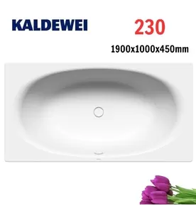 Bồn tắm xây thép tráng men 1.9m KALDEWEI ELLIPSO DUO 230