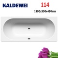 Bồn tắm xây 1.9m thép tráng men KALDEWEI CLASSIC DUO 114