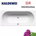 Bồn tắm xây 1.9m thép tráng men KALDEWEI CLASSIC DUO 114