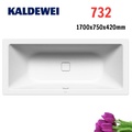 Bồn tắm xây 1.7m thép tráng men KALDEWEI CONODUO 732