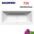 Bồn tắm xây 1.9m thép tráng men KALDEWEI CONODUO 734