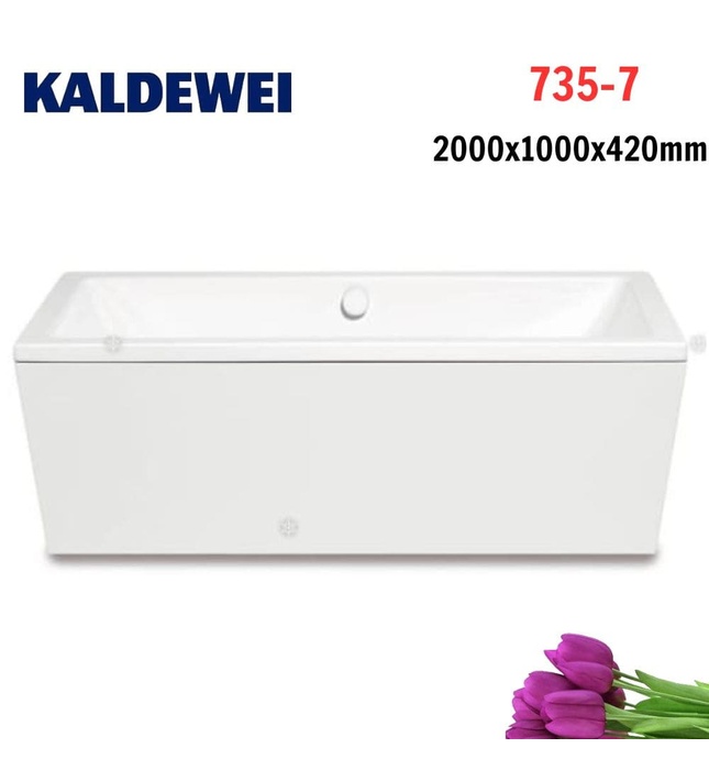 Bồn tắm chân yếm thép tráng men 2m KALDEWEI CONODUO 735-7