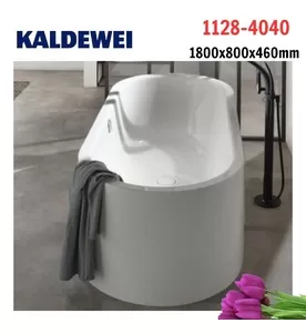 Bồn tắm Titanium tráng men KALDEWEI CENTRO DUO OVAL 1128-4040 1.8m