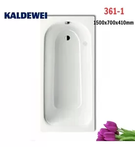Bồn tắm xây thép tráng men 1.5m KALDEWEI SANIFORM PLUS 361-1