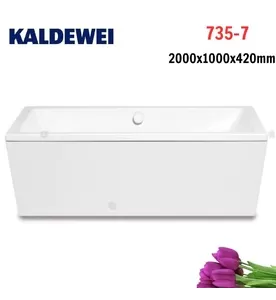 Bồn tắm chân yếm thép tráng men 2m KALDEWEI CONODUO 735-7