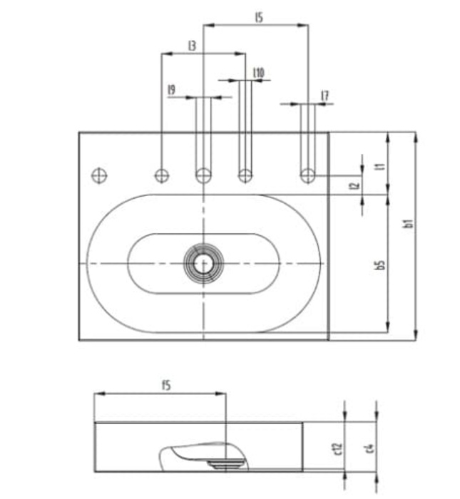 Chậu rửa lavabo dương bàn KALDEWEI CENTRO 3057-3904