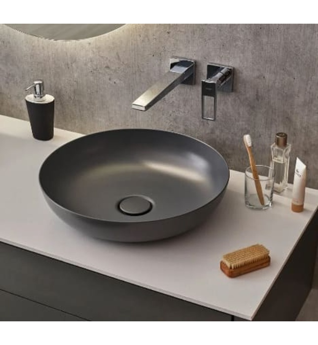 Chậu rửa lavabo đặt bàn Màu đen KALDEWEI MIENA 3180-3904