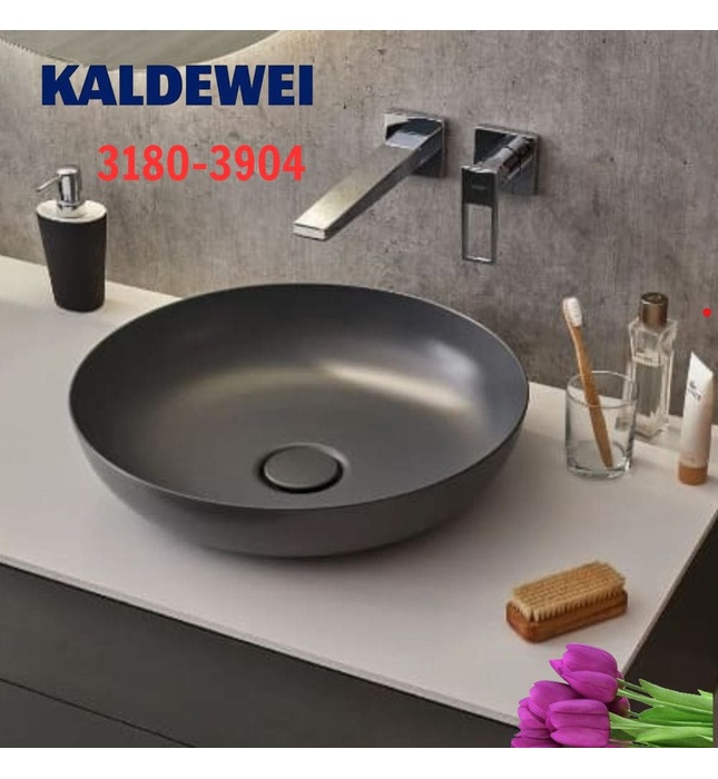 Chậu rửa lavabo đặt bàn Màu đen KALDEWEI MIENA 3180-3904